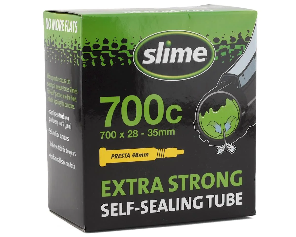 Slime 700c Self-Sealing Inner Tube (Presta) (28 - 35mm) (48mm) - view 2